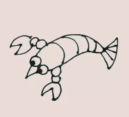 小龙虾简笔画-5