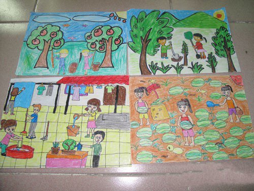 五一劳动节绘画-1