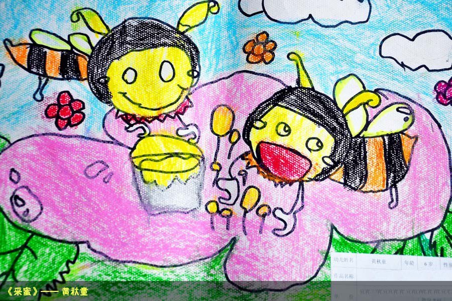5月1日劳动节儿童画-1