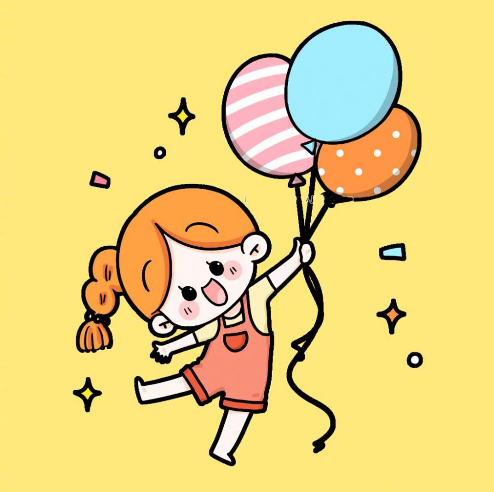 9张漂亮的儿童节主题简笔画-1