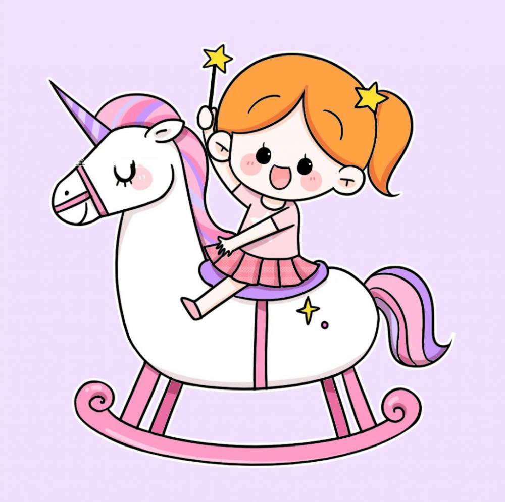 9张漂亮的儿童节主题简笔画-4