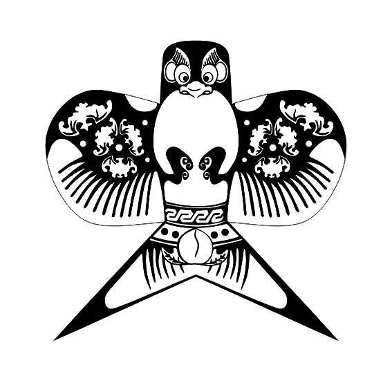 风筝简笔画大全_燕子风筝简笔画-2