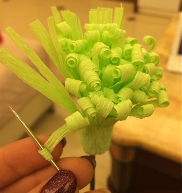 重阳节纸菊花手工制作-13