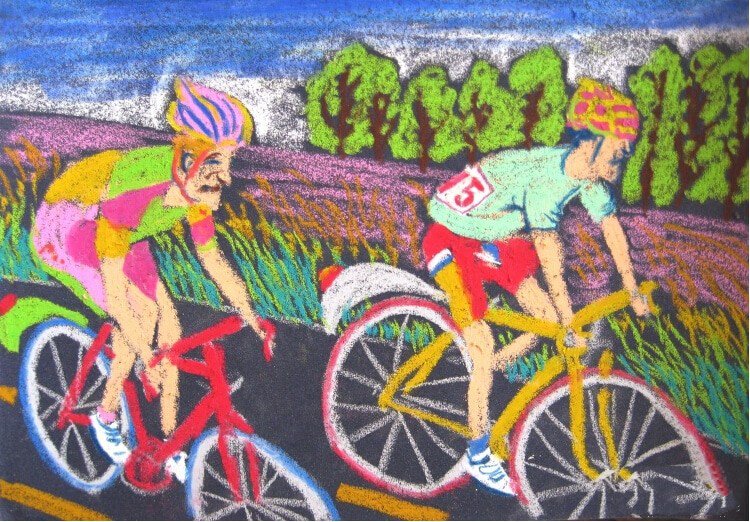 关于九九重阳节的儿童画-1