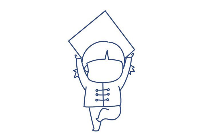 新春福娃到简笔画教程-7