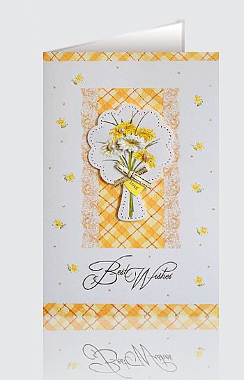 手工制作元旦贺卡:干花贺卡DIY作品欣赏-9