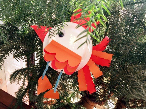 纸盘大公鸡挂饰手工制作-1
