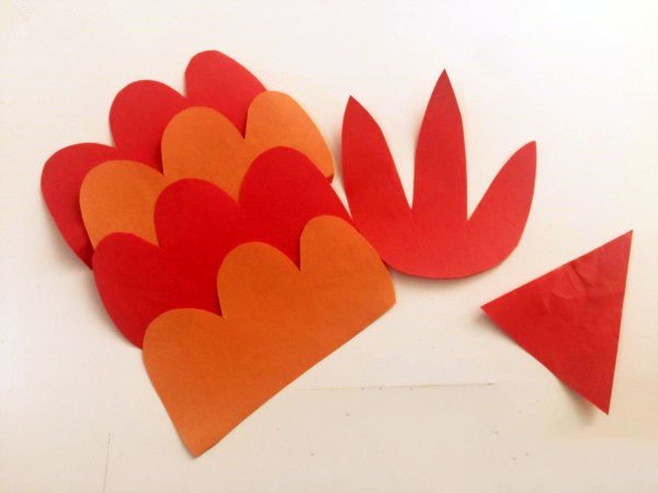 纸盘大公鸡挂饰手工制作-3