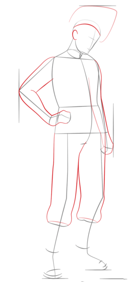 如何画火影忍者卡卡西-5