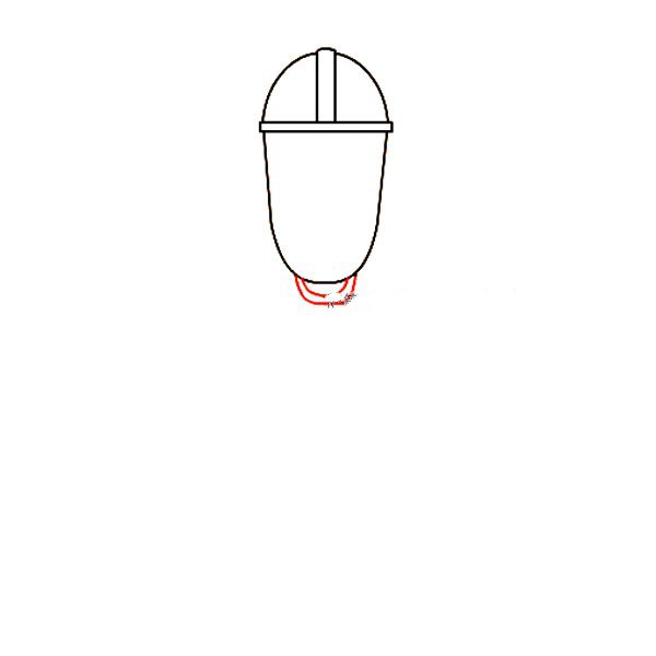 光头强简笔画教程-5