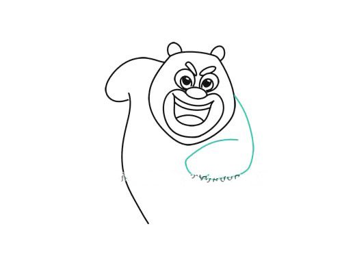 《熊出没》中奔跑的熊大-6