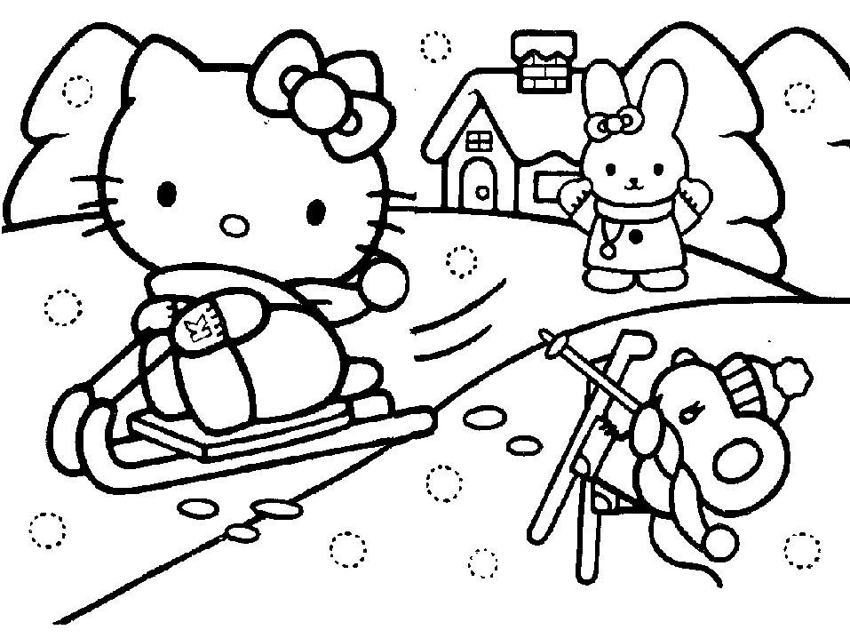 怎么画hello_kitty_动漫人物简笔画画法-2