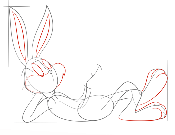 如何画兔八哥-6