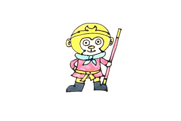 学画齐天大圣孙悟空-1
