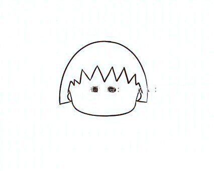 教你如何画樱桃小丸子-5