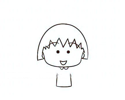 教你如何画樱桃小丸子-7