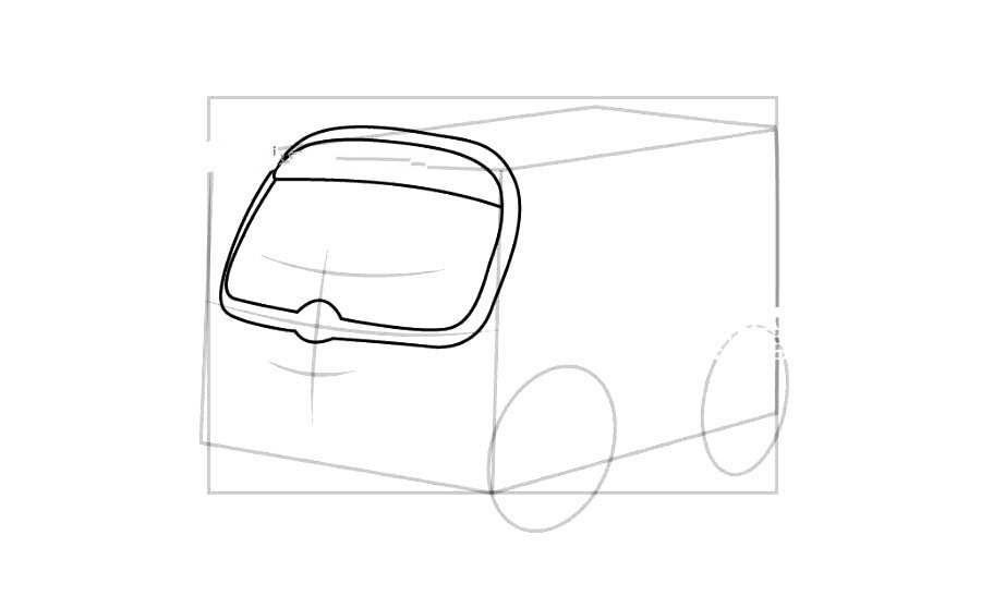 警车珀利安巴简笔画-4