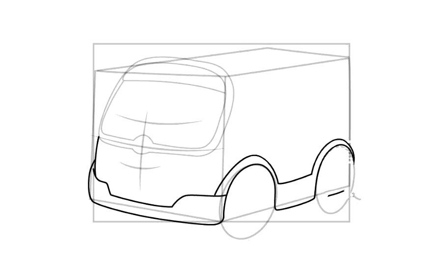 警车珀利安巴简笔画-5