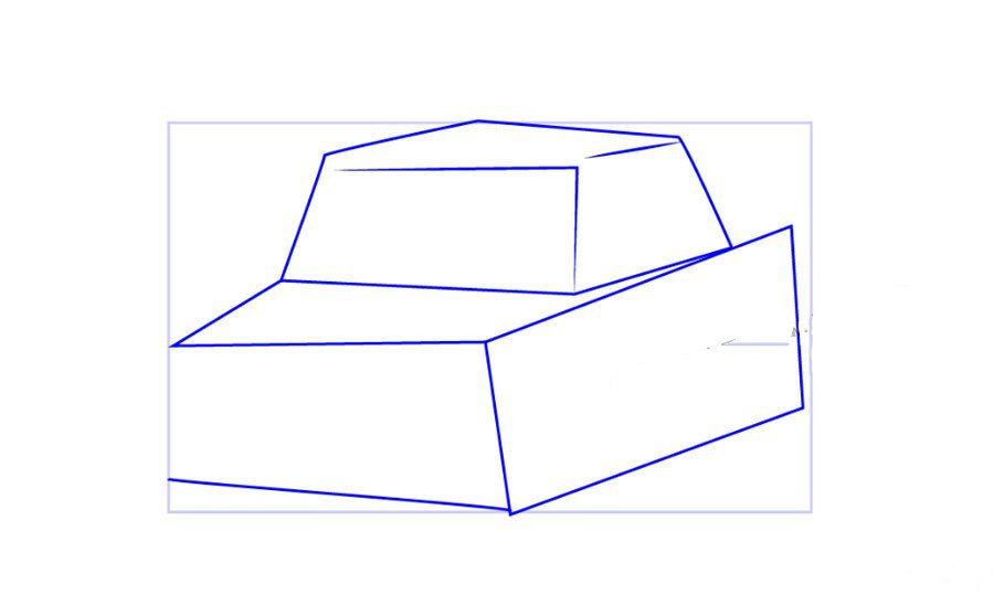 警车珀利珀利简笔画-2