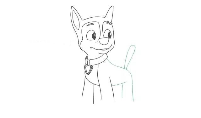 汪汪队阿奇的画法【详细步骤】-8