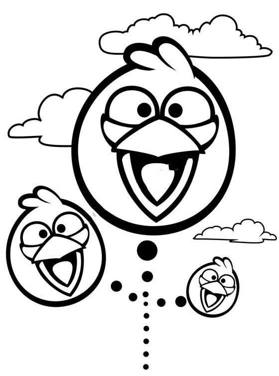 愤怒的小鸟头像简笔画-3