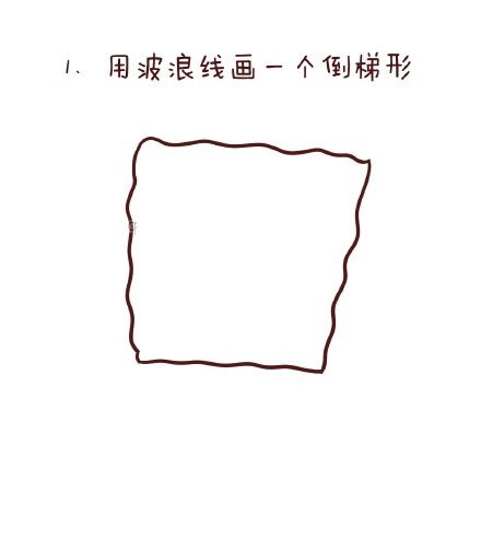 海绵宝宝简笔画教程-1