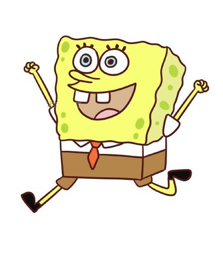 海绵宝宝简笔画教程-8