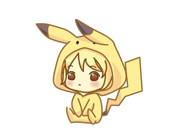 3张皮卡丘卡通简笔画图片-2