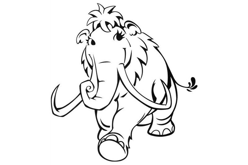 冰河世纪中的猛犸象-1