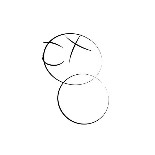 小猪佩奇之小马佩德罗简笔画-1