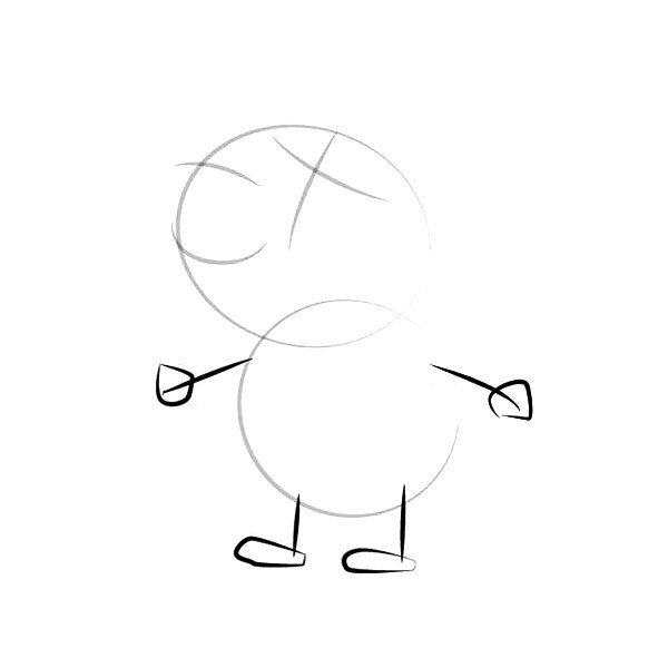 小猪佩奇之小马佩德罗简笔画-2