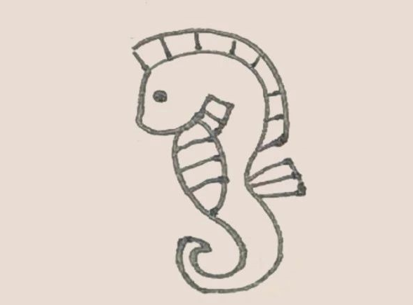简笔画之海马-7