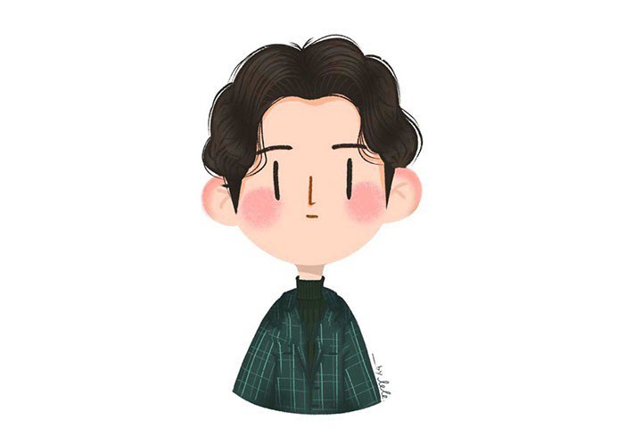 小清新头像插画-4