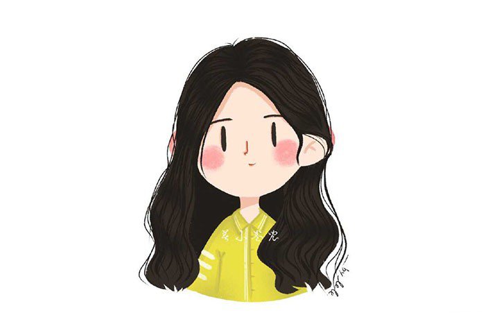 小清新头像插画-5