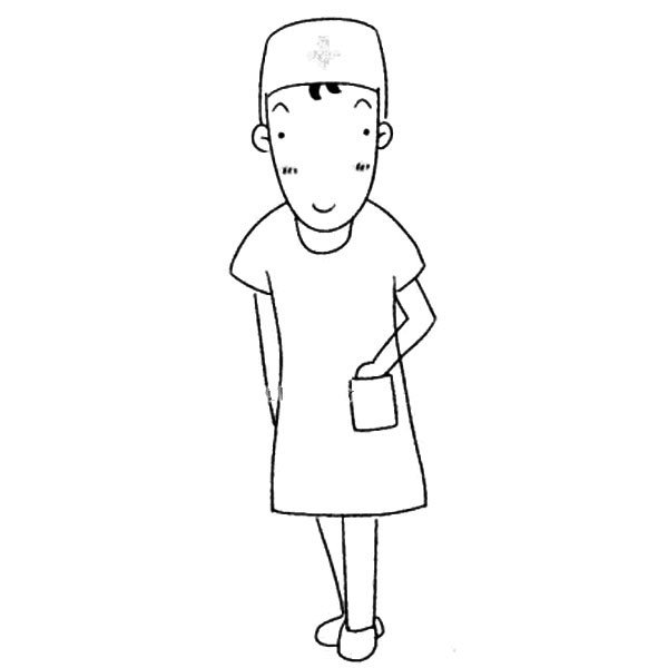 手术医生简笔画图片-2
