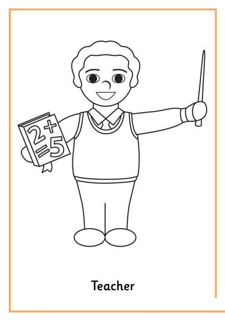 小学生老师简笔画图片-1