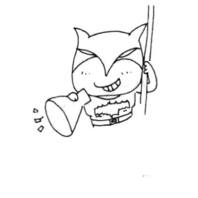 有趣的蝙蝠侠简笔画-3
