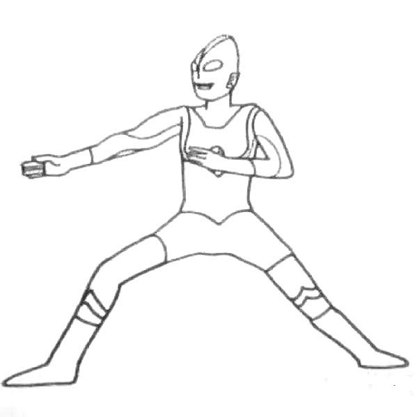 奥特曼简笔画图片-2