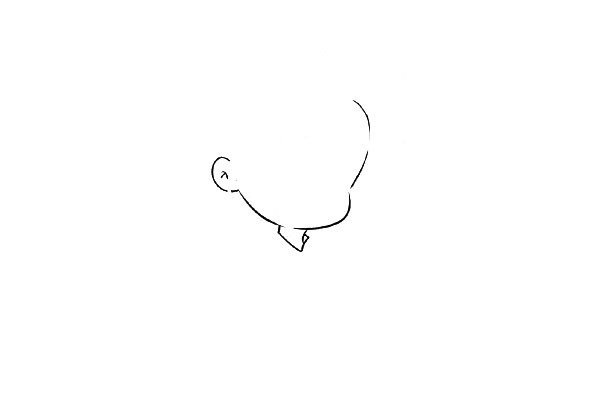 可爱的卡通赵丽颖简笔画-1