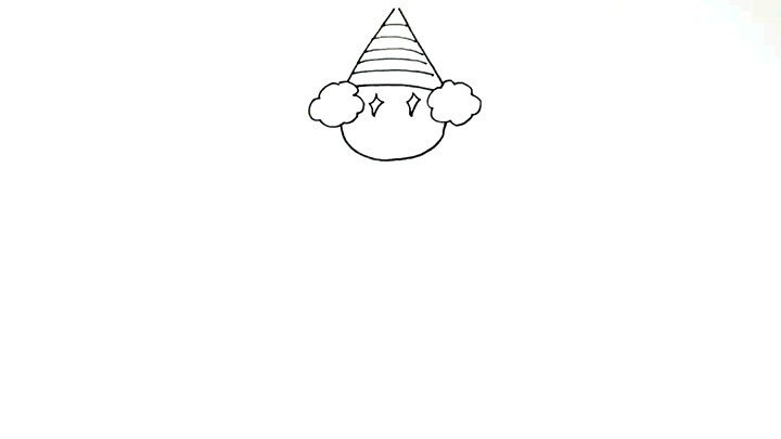 画马戏团的小丑简笔画-6