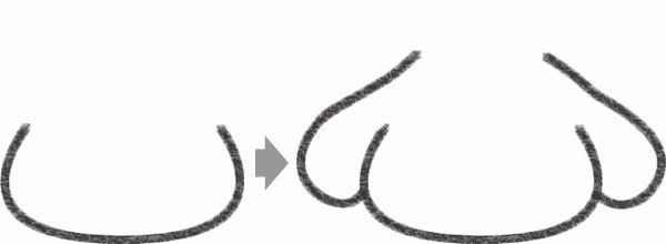 布丁狗的画法步骤-2