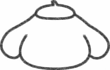 布丁狗的画法步骤-3