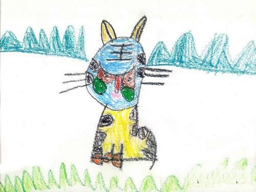 小老虎简笔画-1