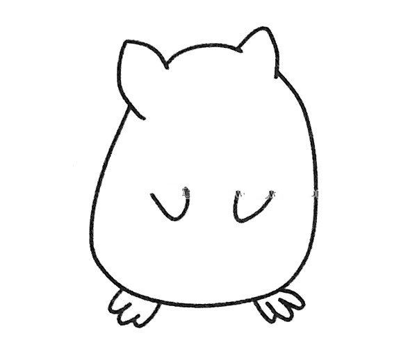 四步学画可爱龙猫-3