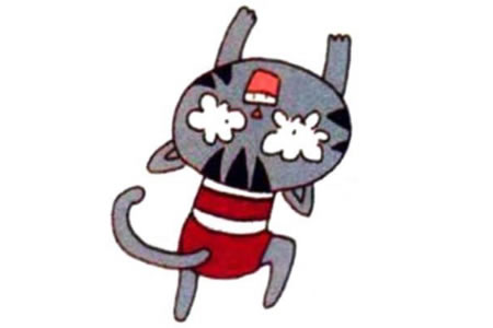 狸花猫简笔画教程-5