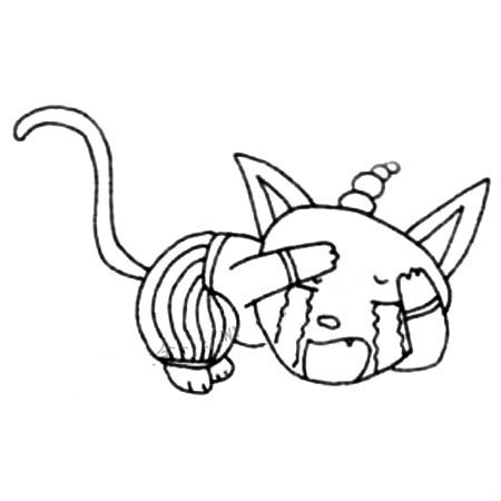 哇哇大哭的无毛猫-4