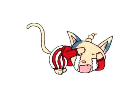 哇哇大哭的无毛猫-5