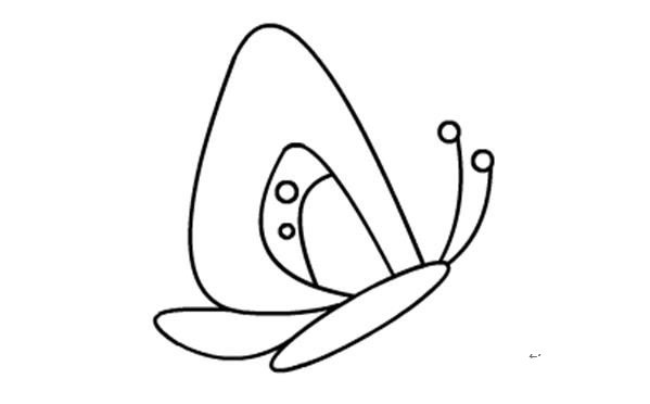 儿童简笔画图片蝴蝶-4