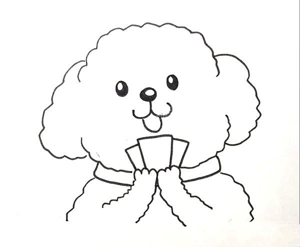 分布学画：小比熊拜年-5