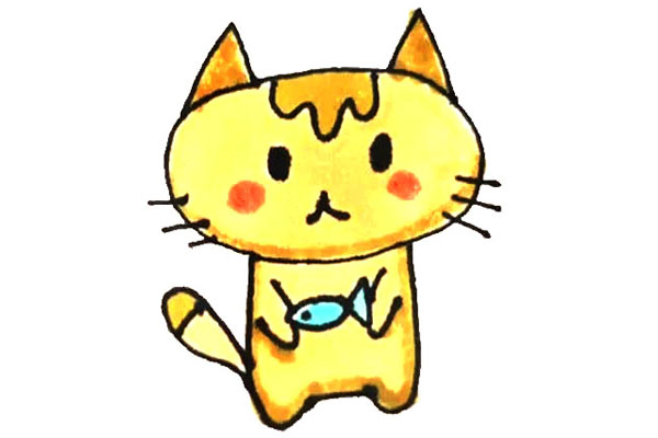 儿童轻松学画小猫-1